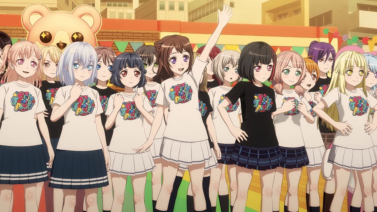 Poster della serie BanG Dream! Girls Band Party! 5th Anniversary Animation -CiRCLE THANKS PARTY！