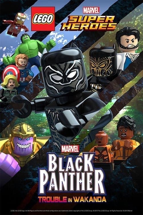 Poster della serie LEGO Marvel Super Heroes - Black Panther: Trouble in Wakanda